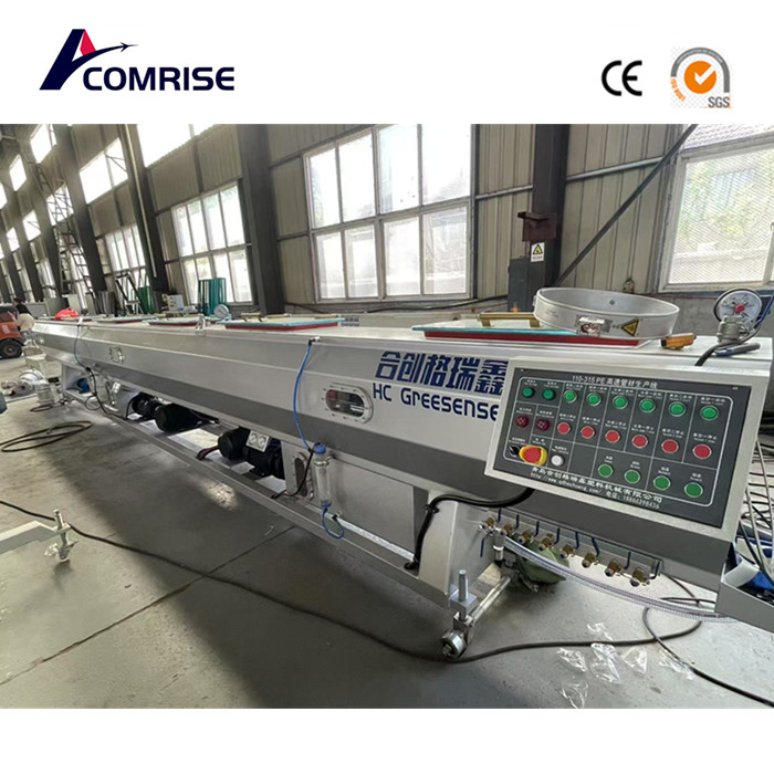 110-315mm HDPE Pipe Machine, работеща във фабриката на клиента