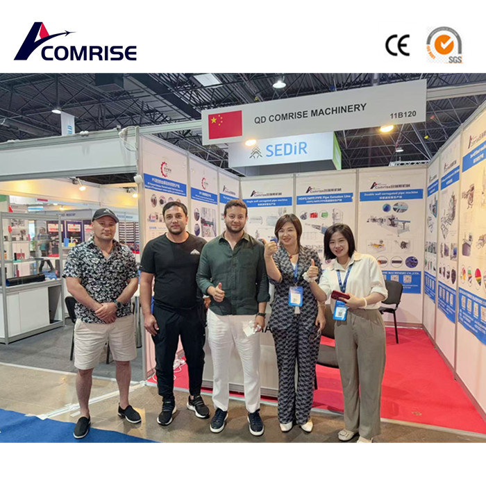 Comrise Machinery успешно приключи своята изложба за пластмасова азия в Централна Азия в Казахстан