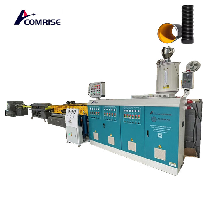 40-160 мм Double Wall Grugited Pipe Production Line